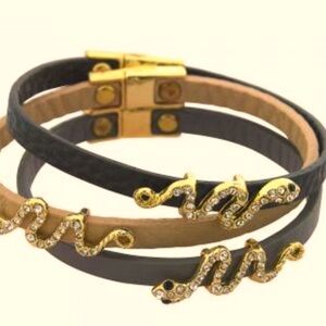Year of the Snake Leather Bracelet-Boutique
